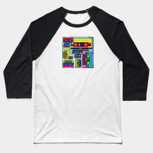 MUSICASSETTE Baseball T-Shirt